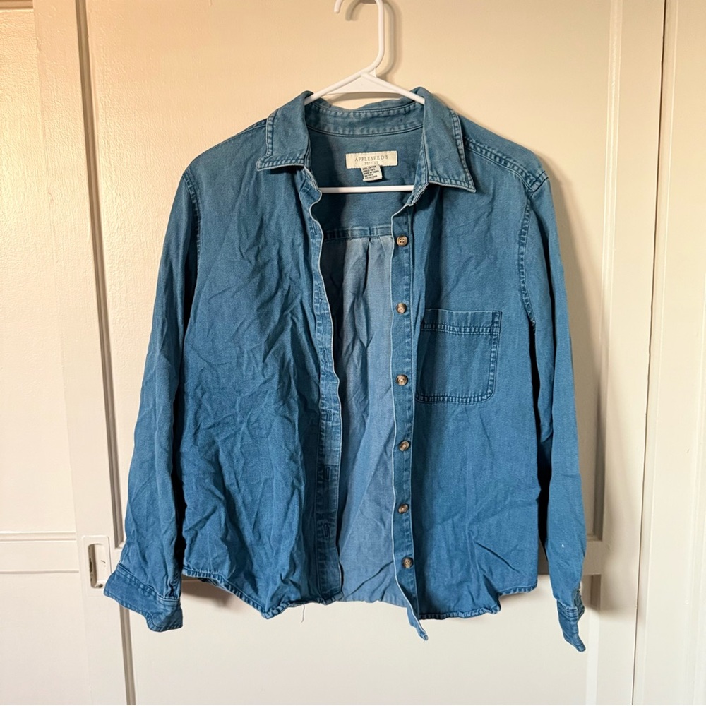 Appleseed's Classic Blue Shirt Jacket